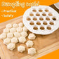 🥟 Dumplingform – lager 37 dumplings samtidig, mattrygg ABS/aluminium. Spar tid og ha det gøy med familien! ✨👨‍👩‍👧
