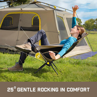 🪑 Sammenleggbar campingstol – komfortabel, med bæreveske. Ideell til hagen og eventyr! 🏕️✨