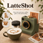 ☕ Kaffe latte art-maskin – 30 maler, rent mekanisk, enkel trykkbruk. Lag kafékunst hjemme på sekunder! ✨🎨