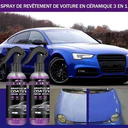 🔥Kjøp 2 og få 1 gratis✨ 3-i-1 Spray med høy beskyttelse for hurtig lakkering av biler