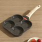 🍳50 % Rabatt🥚Fire-hulls eggpanne, frokost omelett hjemme stekepanne non-stick panne