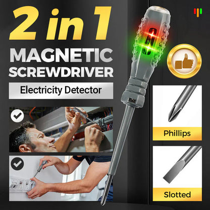 2-i-1 sterk magnetisk skrutrekker med høyt dreiemoment Elektrisitetsdetektor