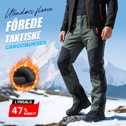 Vindtett vanntett, varm, elastisk midje turbukse