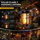 ☀️ Solcelledrevet lanterne med flimrende flamme – vanntett og automatisk – realistisk, varmt lys, perfekt til terrasser, hager eller stier – ingen ledning nødvendig 🌙