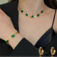 🔥 Ramadan-gaver 🔥 Jadeitt halskjede øreringer armbåndssett