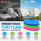 🧺 Vindtett klessnor for reise – 5/8/10 m, S-kroker i stål, kompakt. Perfekt for camping og hotell! ✨🧳