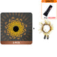 ☀️ Solcellelampe i mandala-design for hage og terrasse – 2-i-1 gulvlampe og vegglampe – Dekorativ belysning med vintage-effekt – Rustfri og holdbar