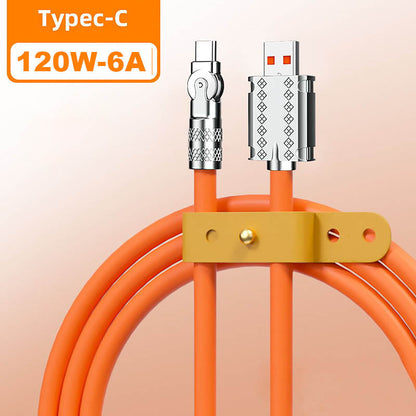 180° Anti-Bryt Hurtiglade Datakabler (120W)