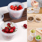🧅 Oppbevaringsboks med drenering – 500ml, spiralforseglet, PP-materiale. Hold hakket løk, ingefær og hvitløk ferskt! ✨🥗