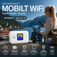 📶 Bærbar WiFi-router – høy hastighet, kobler alle enheter trådløst. Kompakt, lett, 3000mAh batteri, 12 timers drift – perfekt på reise! ✈️🔋