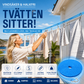 🧺 Vindtett klessnor for reise – 5/8/10 m, S-kroker i stål, kompakt. Perfekt for camping og hotell! ✨🧳