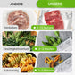 🥡 Gjenbrukbare folieposer – lufttett, lukkebeskyttende, holder maten fersk lenger! 🛡️✨