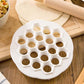🥟 Dumplingform – lager 37 dumplings samtidig, mattrygg ABS/aluminium. Spar tid og ha det gøy med familien! ✨👨‍👩‍👧