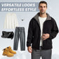 🎁Herrejakke i dobbeltvevd fleece (50 % rabat)