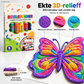 🎨 3D puffpenner for barn – 6 stk, magisk blekk som heves med varme. Perfekt julegave og kreativ moro! ✨🎁