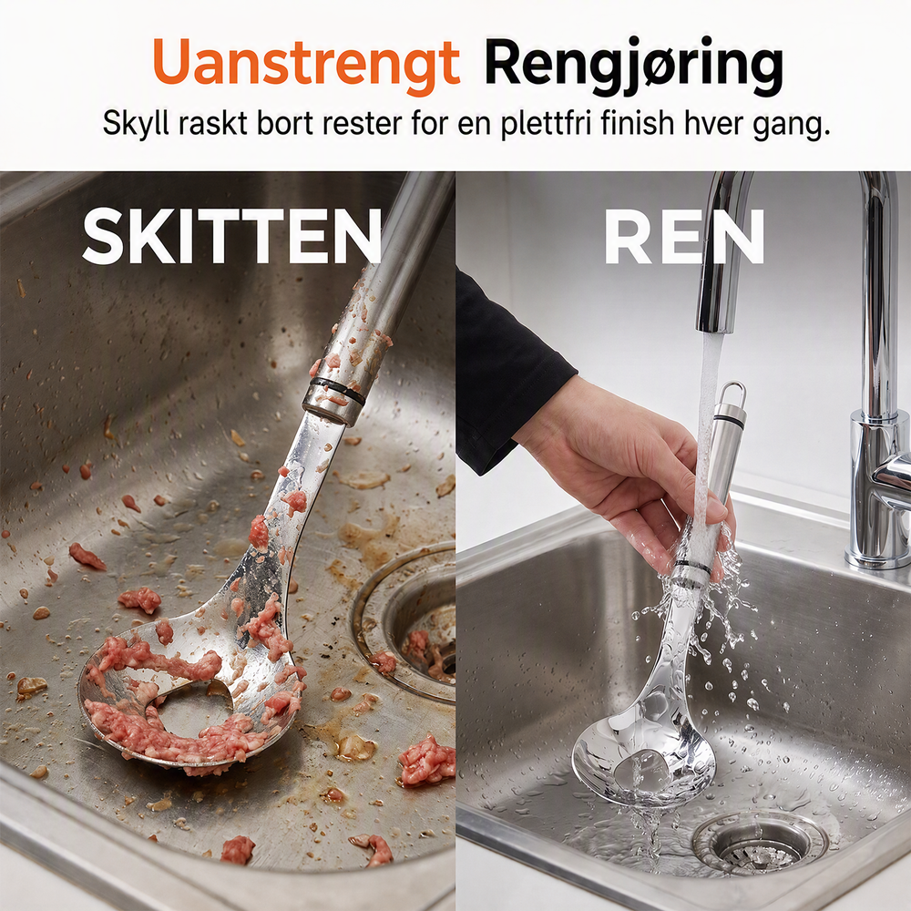 🍽️ Kjøttbollformer i rustfritt stål – rask, ren og enkel å bruke. Perfekt til hjemmelaging! 🔪✨