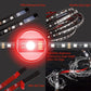 2025 bilchassis fleksible RGB vanntette LED-lysstrimler (4 stk.)