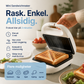 🥪 Multismørbrødpress – 520W, non-stick, 3 minutter til varm mat. Perfekt til frokost og snacks! 🔥✨
