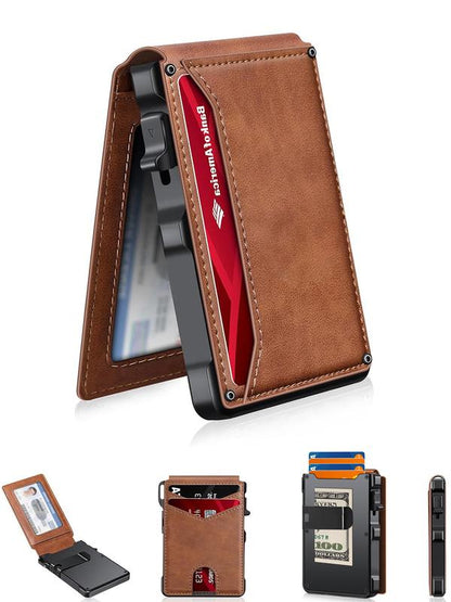 🔥🎁Nyhet: 50 % rabatt – Slank lommebok for menn med RFID