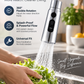 🚰 360° roterende kranforlenger – to spraymoduser, sprutfri, universal passform. Gjør kjøkkenvasken smartere! ✨💧