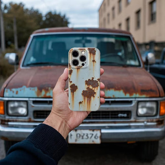 🔥2025 NEW ARRIVAL 🔩Vintage Rust Hard Case for iPhone