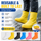👟 Vanntette skovertrekk – forsterket, slitesterk såle, sklisikkert mønster. Tøyelig passform, foldbare – perfekt til regn og utendørs! ☔💪