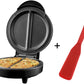 🍳 Dobbelsidig elektrisk grill – jevn steking uten snu, non-stick PTFE-belegg. Lag omelett, pannekaker og egg på få minutter – raskt og enkelt! ⏰💪
