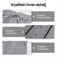 2-delt sett med hettegenser og bukse med løs passform til herre