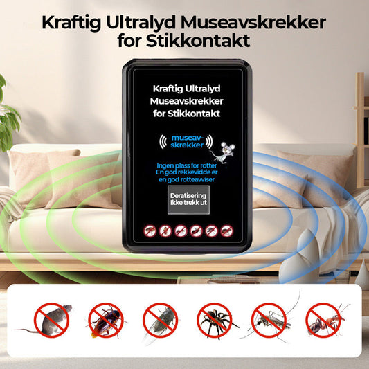 🔥HOT SALG🔥Kraftig plug-in ultralyd gnageravskrekkende middel