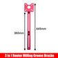 🔧 50% RABATT – 3-i-1 aluminium freseskinne – fresing, milling & spor – justerbar – modulær – for tre- og metallarbeid