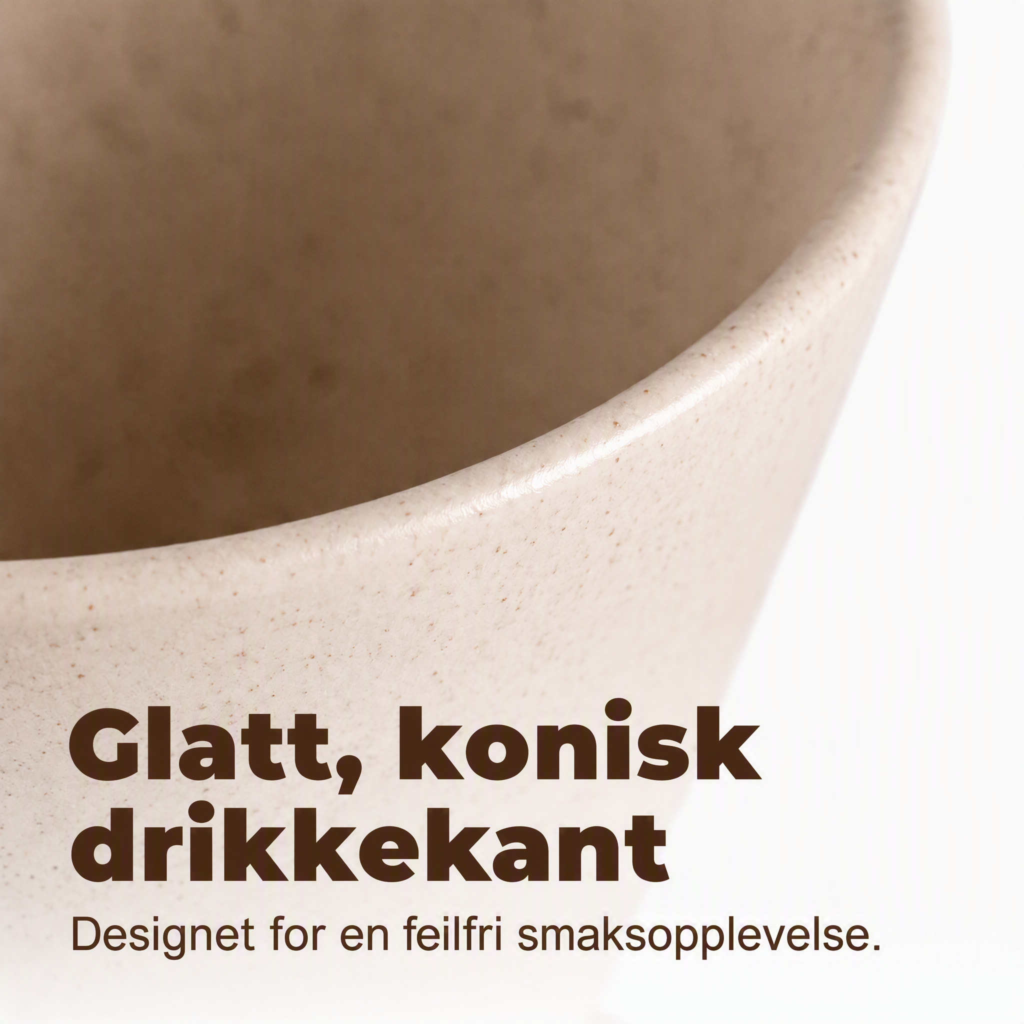 ☕ Håndlaget kaffekrus i keramikk – trehåndtak, matt glasur, 180ml. Unikt og rustikt! 🪵✨