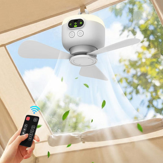 ⏰ Tidsbegrenset tilbud: 50 % RABATT på oppladbar takvifte med LED! 🌬️✨