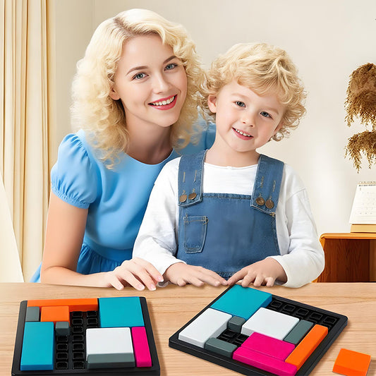 Kreativt geometrisk blokkpuslespill