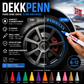 🖌️ Vanntett dekkmalingspenn – 12 farger, varer i 6–12 mnd. Perfekt til riper og design! 🚗✨