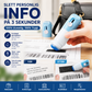 🖊️ Termisk papir-fjerner – slett navn, adresse og bankinfo. Kompakt og lekkasjesikker! 📦🔐
