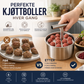 🍖 Kjøttbollformer i 304 stål – 6/12 hull, ensartede boller, enkel å bruke og rengjøre! 🔪✨