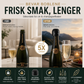 🎄 Silikonpakning til vin- og champagneflasker – Det perfekte juleutstyret 🥂