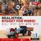 🚜 Leketraktorer med lyd og lys – sinklegering tåler røff lek, treghetsdrevne hjul ruller langt. Knapper og brytere for små hender – uten batteri! 🔋✨
