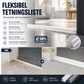 🧼 Vanntett tetningslist – selvklebende, enkel installasjon, tåler høye og lave temperaturer. Beskytter mot vannsøl – trygg for barn og eldre! ✨🚪