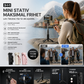 📱 Selvieg stativ på 140g – 11cm sammenleggbar, Bluetooth fjernkontroll, 10m rekkevidde. Perfekt til reiser! 🧳✨