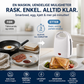 🥪 Multismørbrødpress – 520W, non-stick, 3 minutter til varm mat. Perfekt til frokost og snacks! 🔥✨