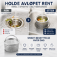 🧼 Avløpsfilter til vasken – universell passform, holdbar, enkel rengjøring. Perfekt til hverdagsbruk! 💪🍽️