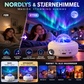 🌌 Aurora stjerneprojektor – Bluetooth, musikk-synk, månelys. Forvandle rommet til en magisk galakse! ✨🎶