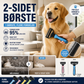 🐕 Dobbeltsidig kattebørste – fjerner 95% løs pels, flokeavtrekker og pelspleie i ett! ✂️✨