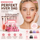 💄 Alt-i-ett sminkesett – 40/51 deler, myk, hudvennlig, perfekt til reiser! 🧳✨
