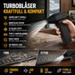 ⚡ Trådløs turbovifte – 13 blader, 180W, dobbeltlager. Rask rengjøring og styling! 💨🔋