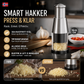 🧄 Hvitløkshakker i 304 rustfritt stål – skarpe blader, slitesterk, knuser hvitløk, løk og paprika på sekunder. Rask og effektiv! ✨💪