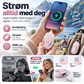 🔋 Nøkkelring powerbank – 1500mAh, innebygd kabel, ultralett. Lader telefonen din direkte uten rot! ✨🗝️