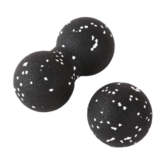 Peanøttformet massasjeball-sett