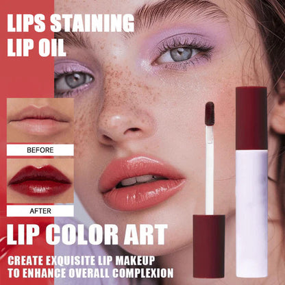 ✨Leppeolje som farger leppene (ikke klebrig | ikke klissete | 24 timer med lang holdbarhet👄)